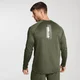 Maglia a maniche lunghe Printed Training MP da uomo - Verde militare