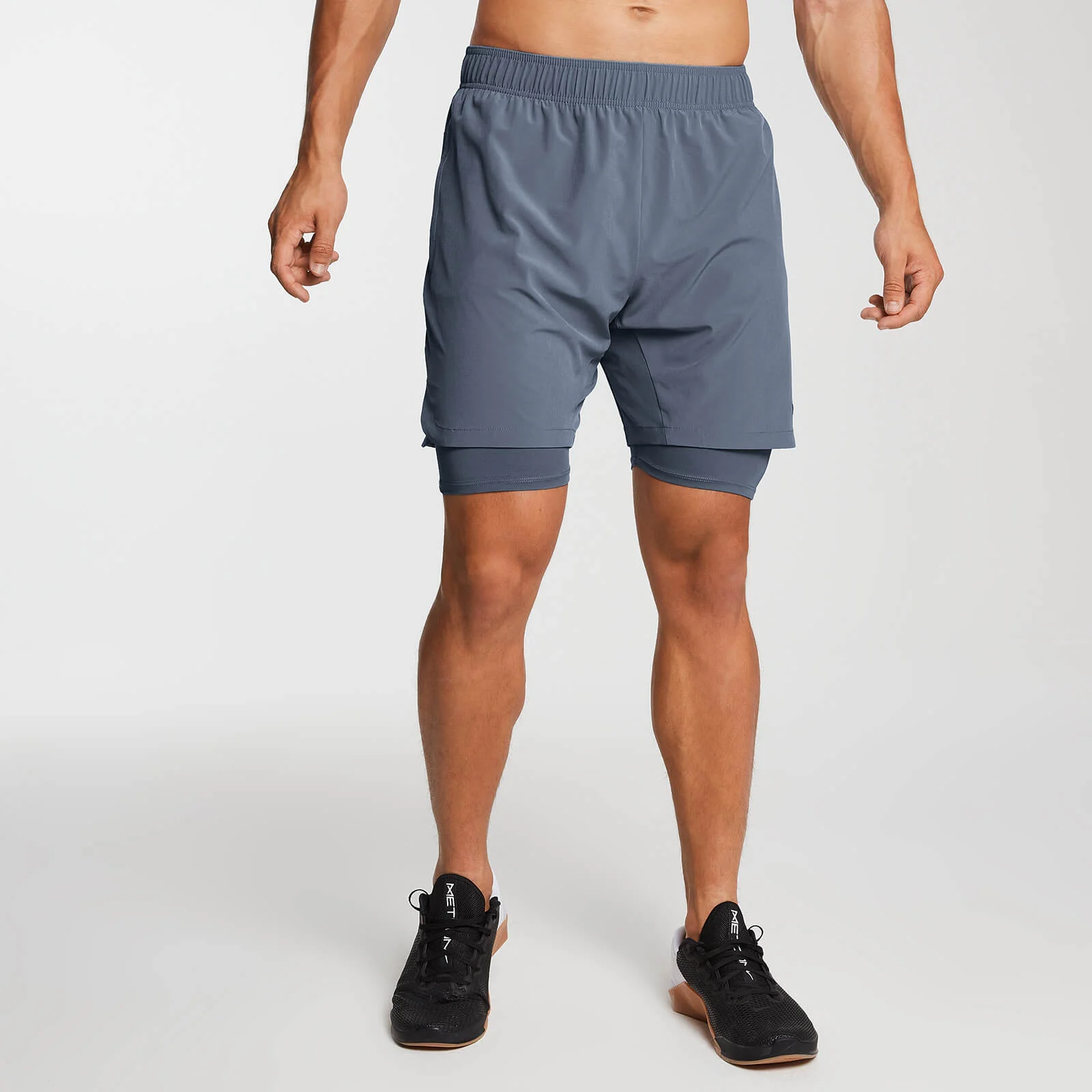 Pantaloncini Training Essential Woven 2 in 1 - Blu siderale - XS Immagine 1