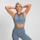 Reggiseno sportivo a coste MP Training Seamless da donna - Galaxy