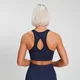 Reggiseno sportivo a coste MP Training Seamless da donna - Midnight