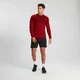 T-Shirt a maniche lunghe MP Essential Seamless da uomo - Danger Marl