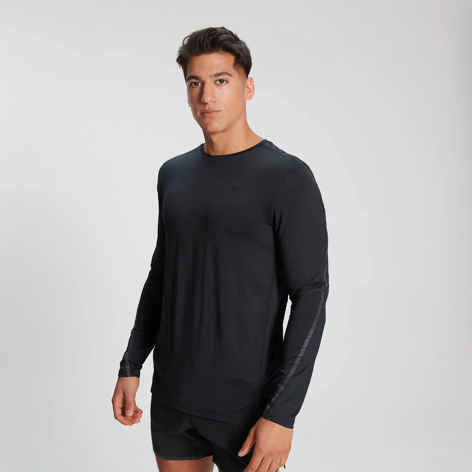 T-Shirt a maniche lunghe MP Velocity da uomo - Nero - XS Immagine 1