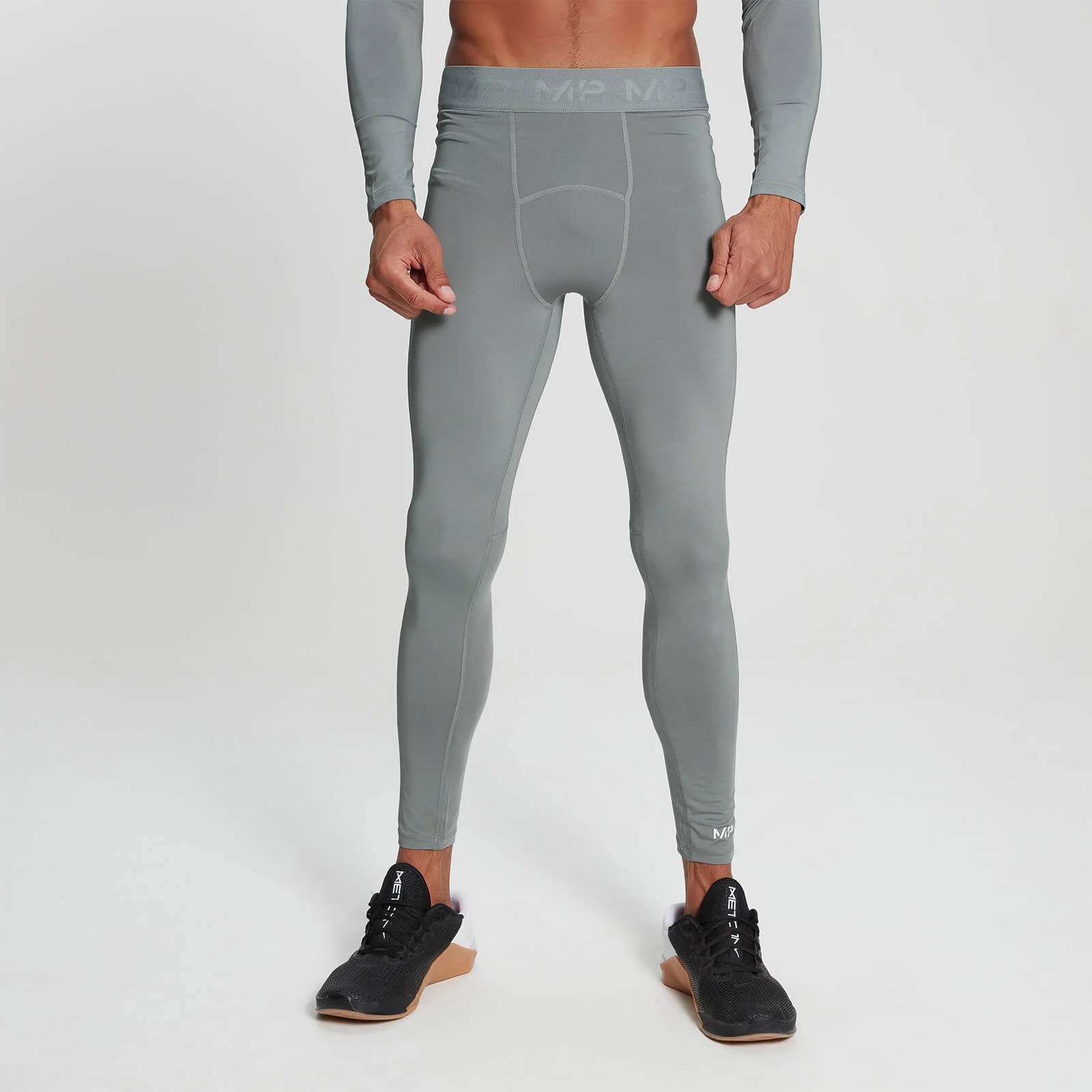 Leggings aderenti MP Base Layer da uomo - Storm - XXS Immagine 1