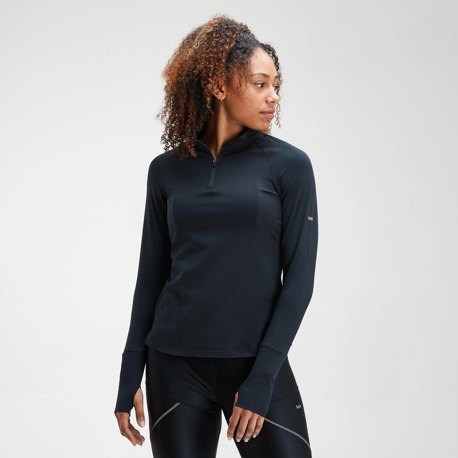 MP Women's Velocity 1/4 Zip Top- Black - XXS Immagine 1