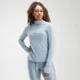 Maglia Velocity con chiusura lampo 1/4 MP da donna - Celeste