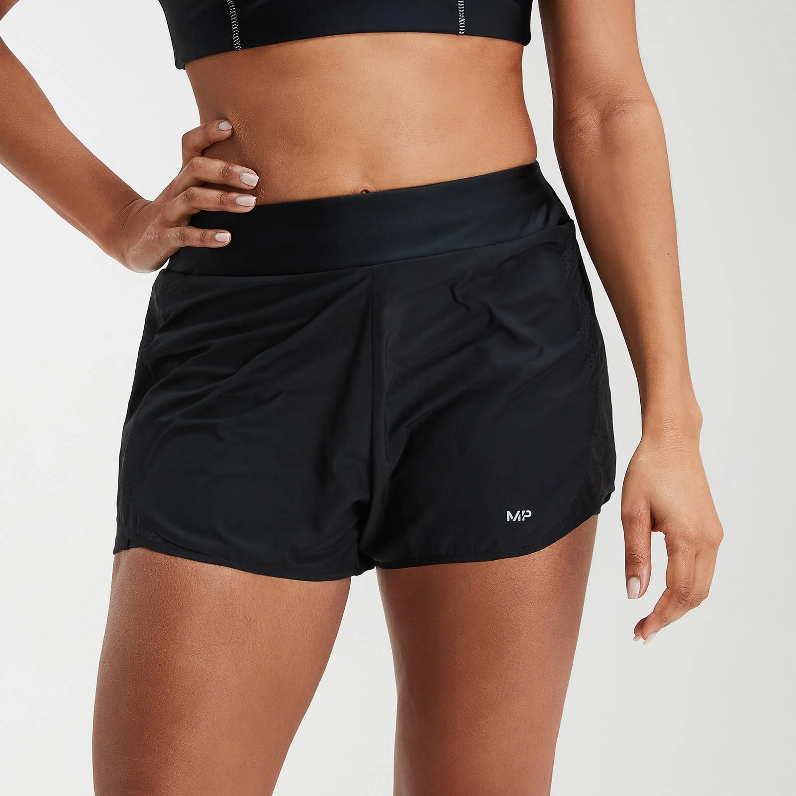 MP Women's Velocity Double Layered Shorts- Black - XXS Immagine 1