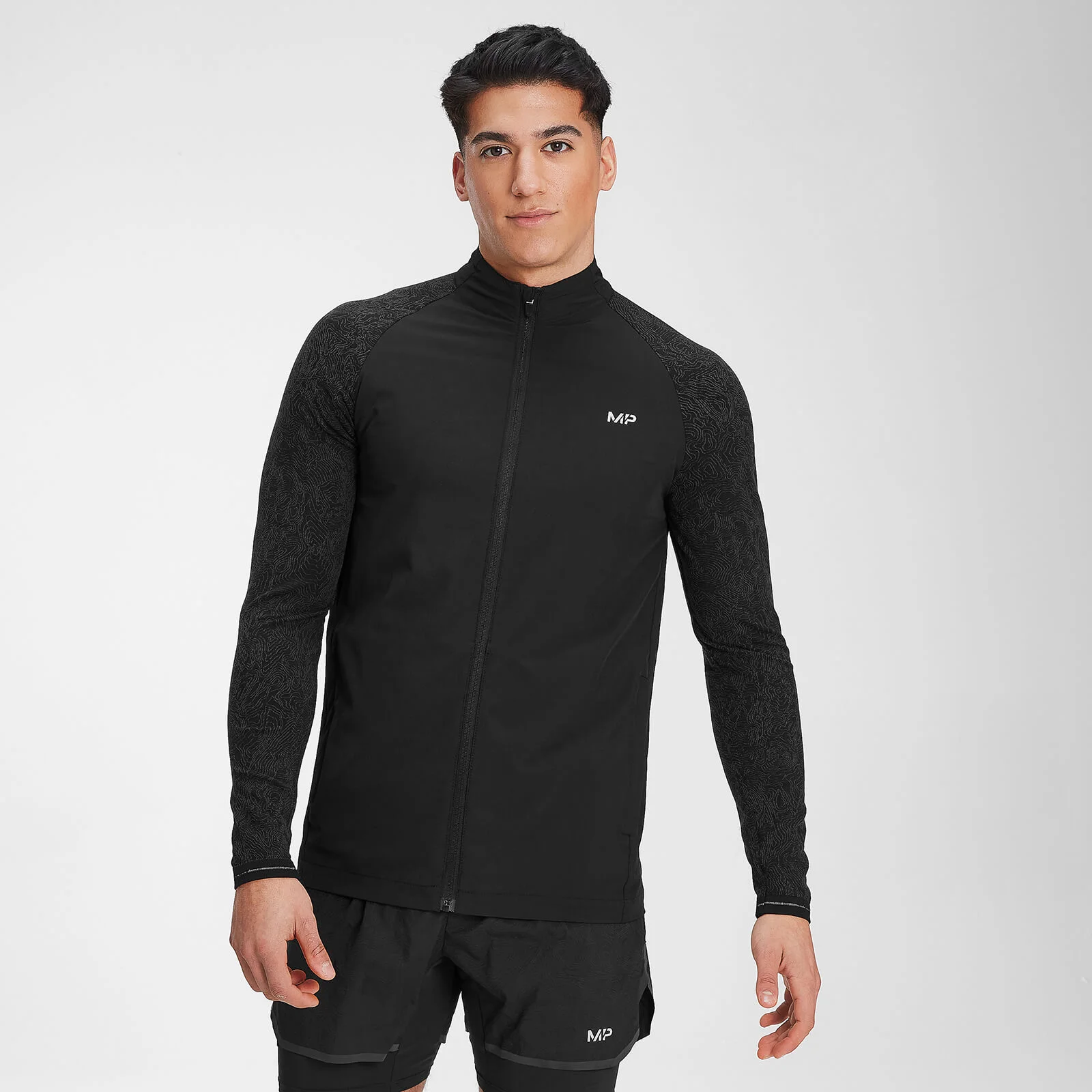 MP Men's Velocity Track Top- Black - XXS Immagine 1