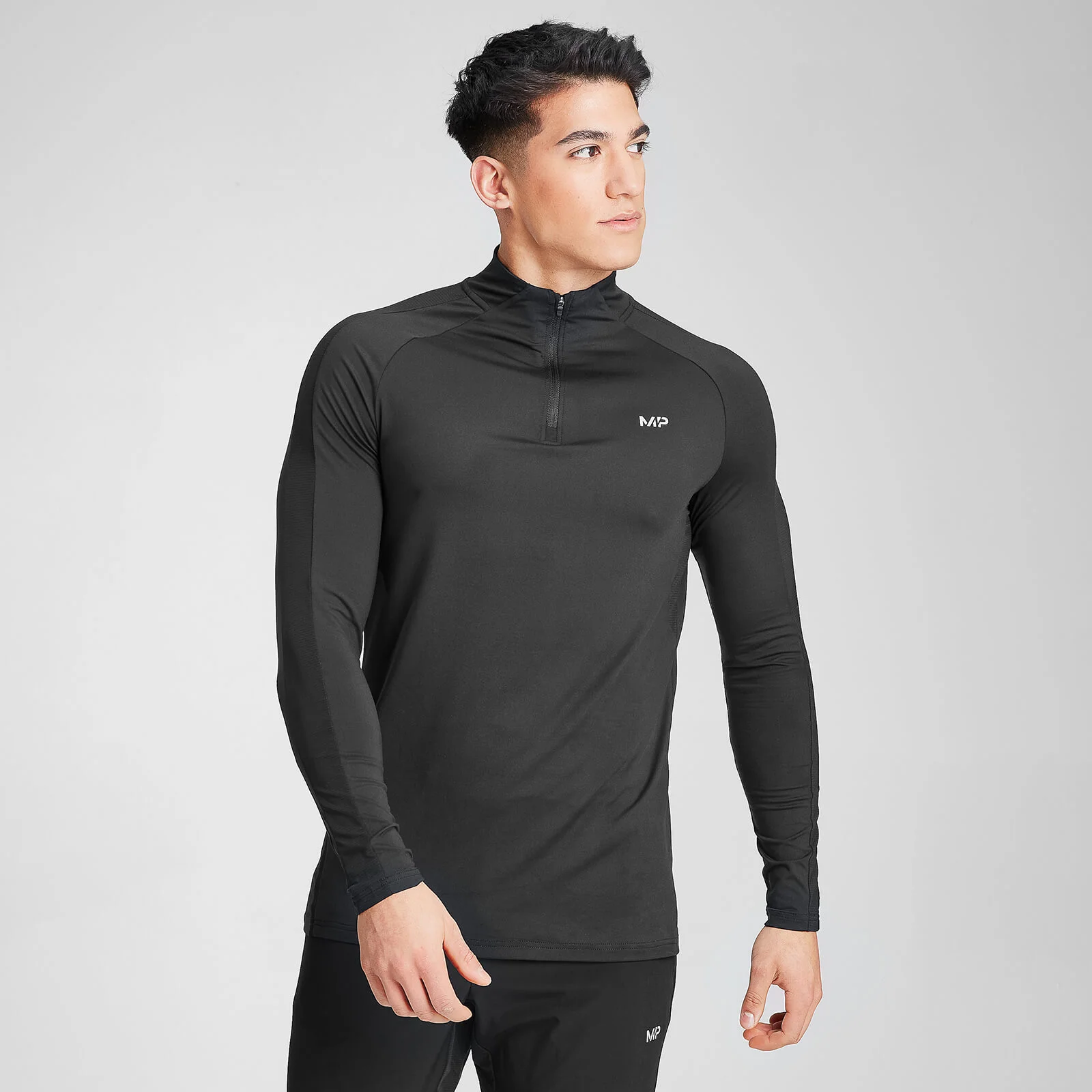 MP Men's Velocity 1/4 Zip- Black - XXS Immagine 1