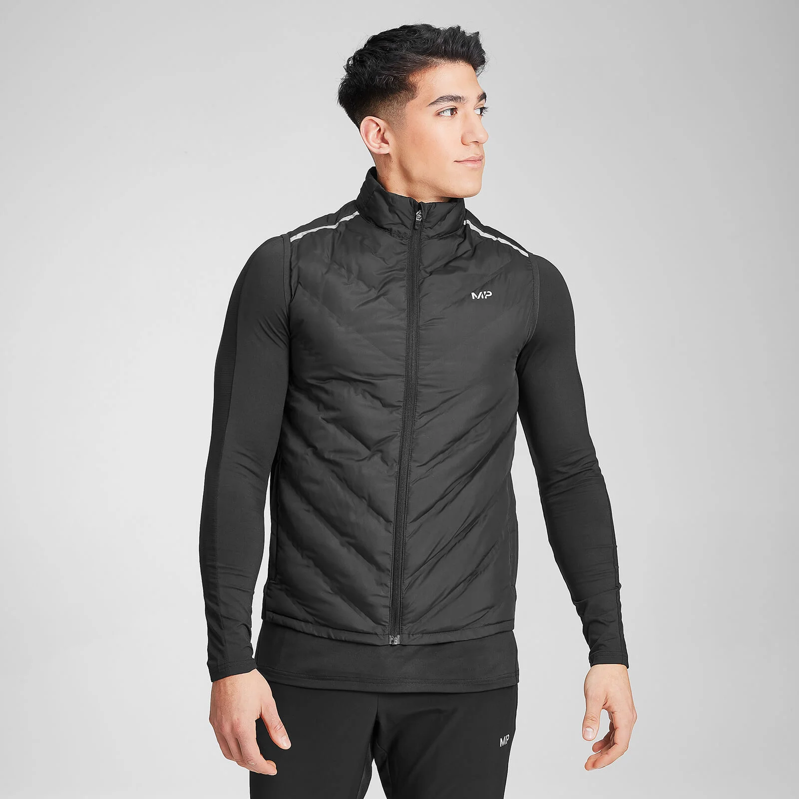 MP Men's Velocity Gilet- Black - XXS Immagine 1