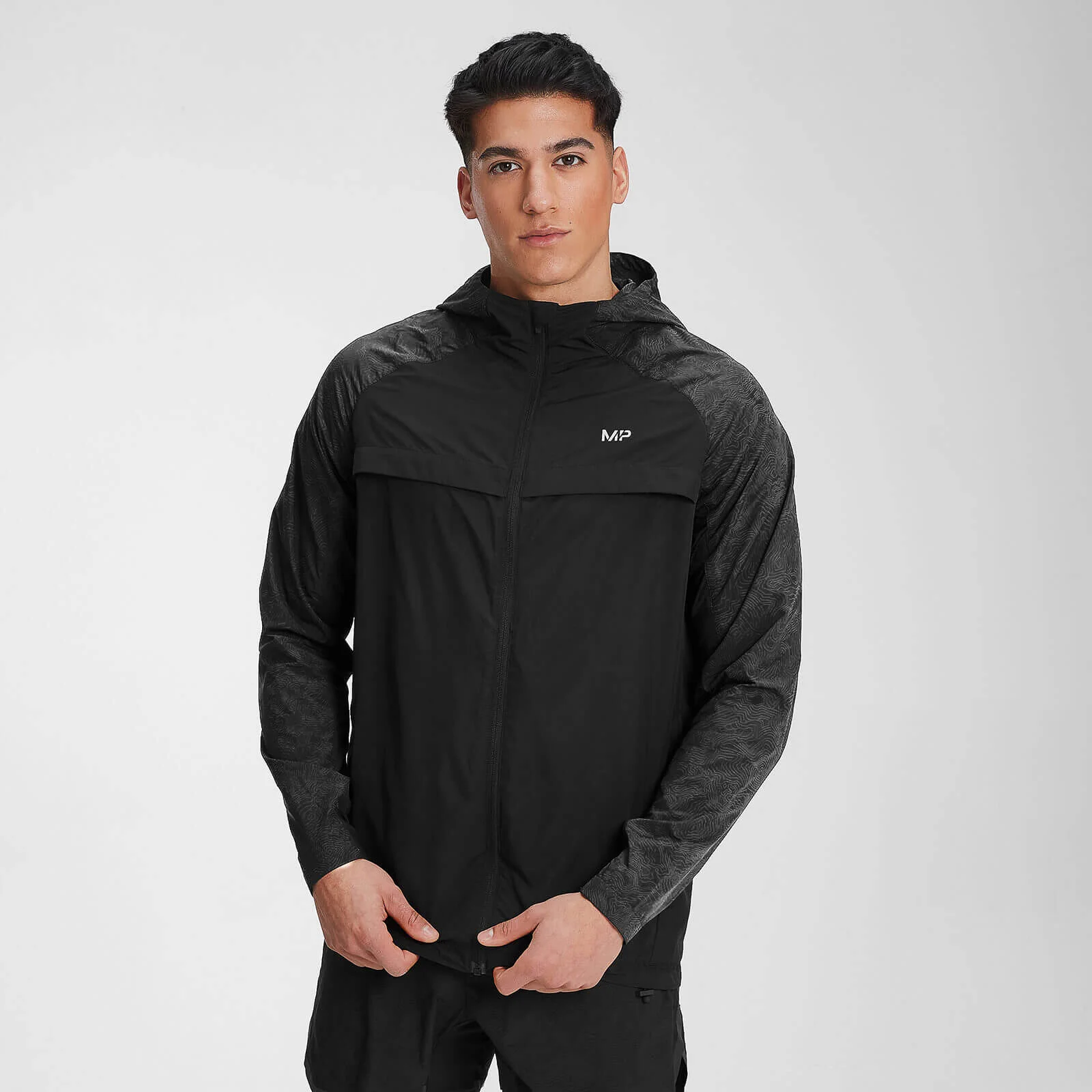 MP Men's Velocity Packable Running Jacket- Black - XXS Immagine 1