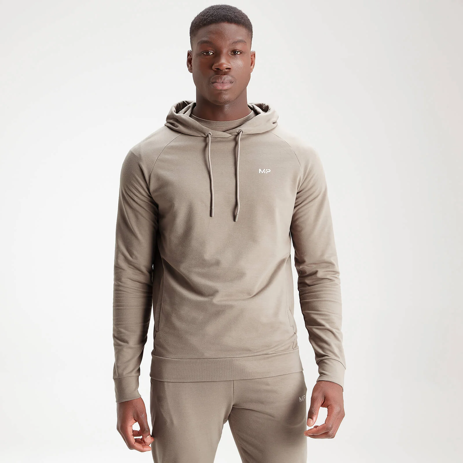 MP Men's Form Pullover Hoodie - Taupe - XXS Immagine 1