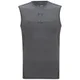 Under Armour HeatGear Maglia a Compressione Smanicata da Uomo - Carbonio