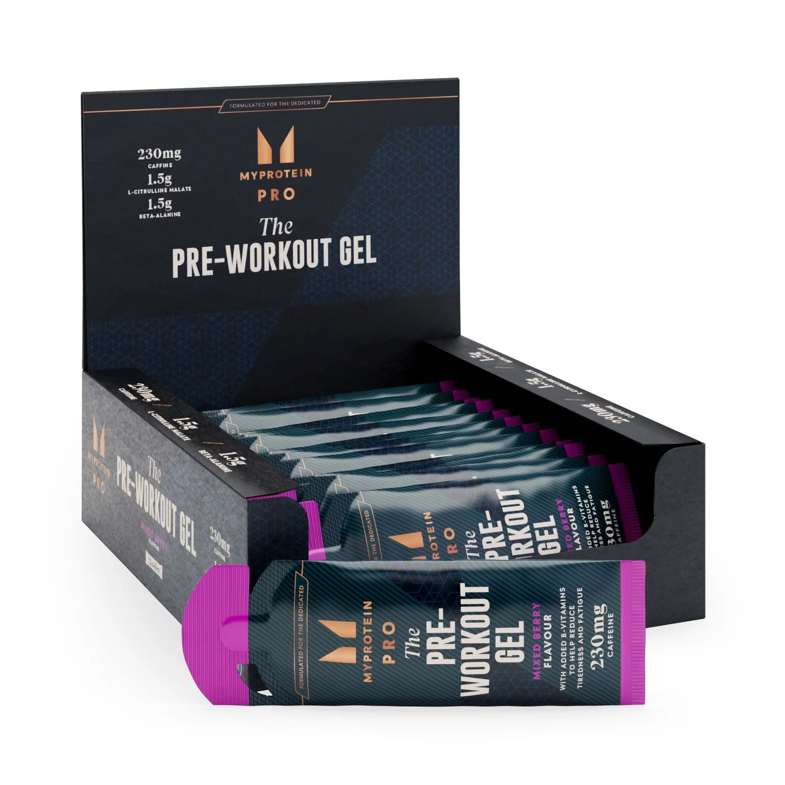 Gel Pre-Allenamento - 12 x 50g - Frutti di bosco Immagine 1