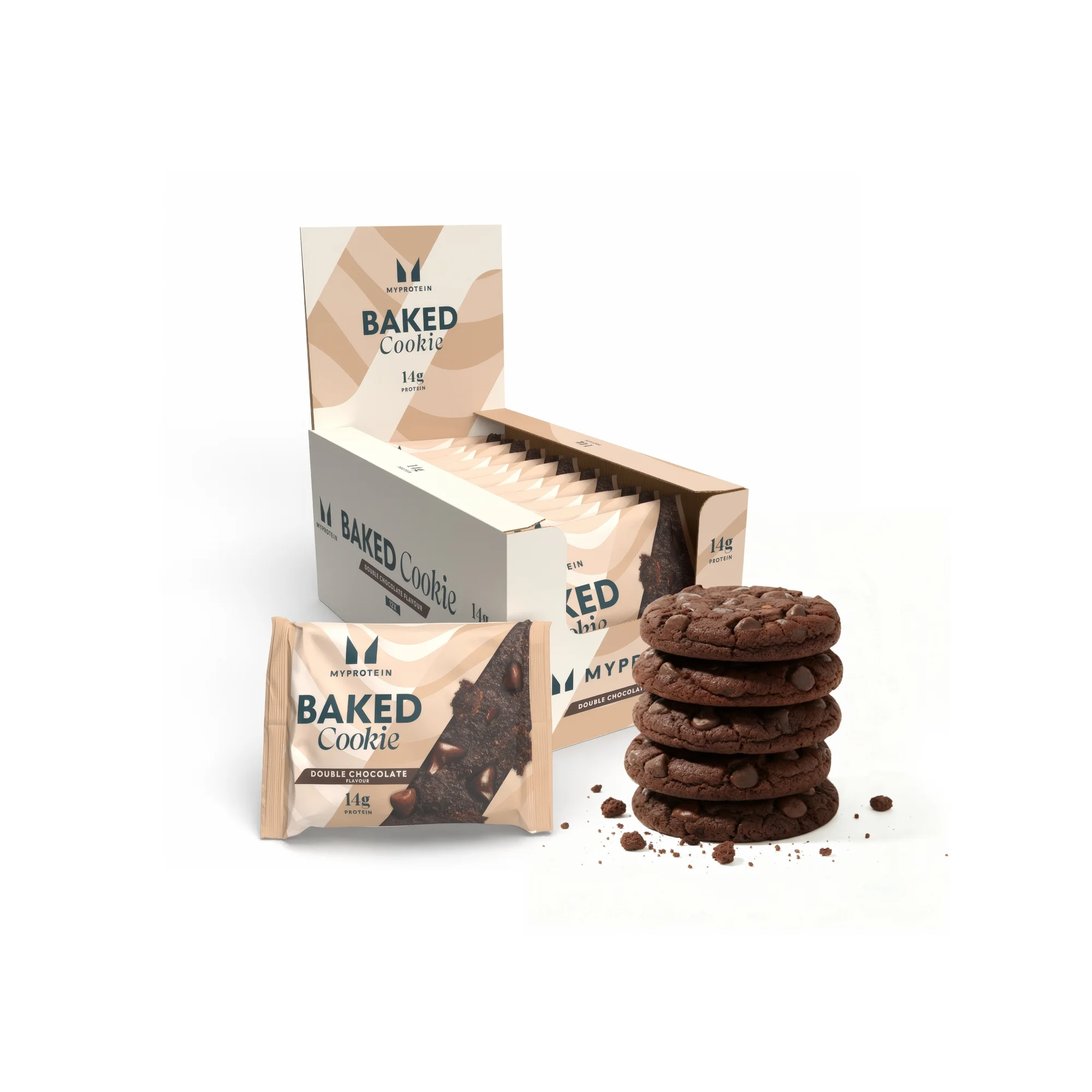 Cookie Proteico al Forno - 12 x 75g - Gocce di Doppio cioccolato Immagine 1