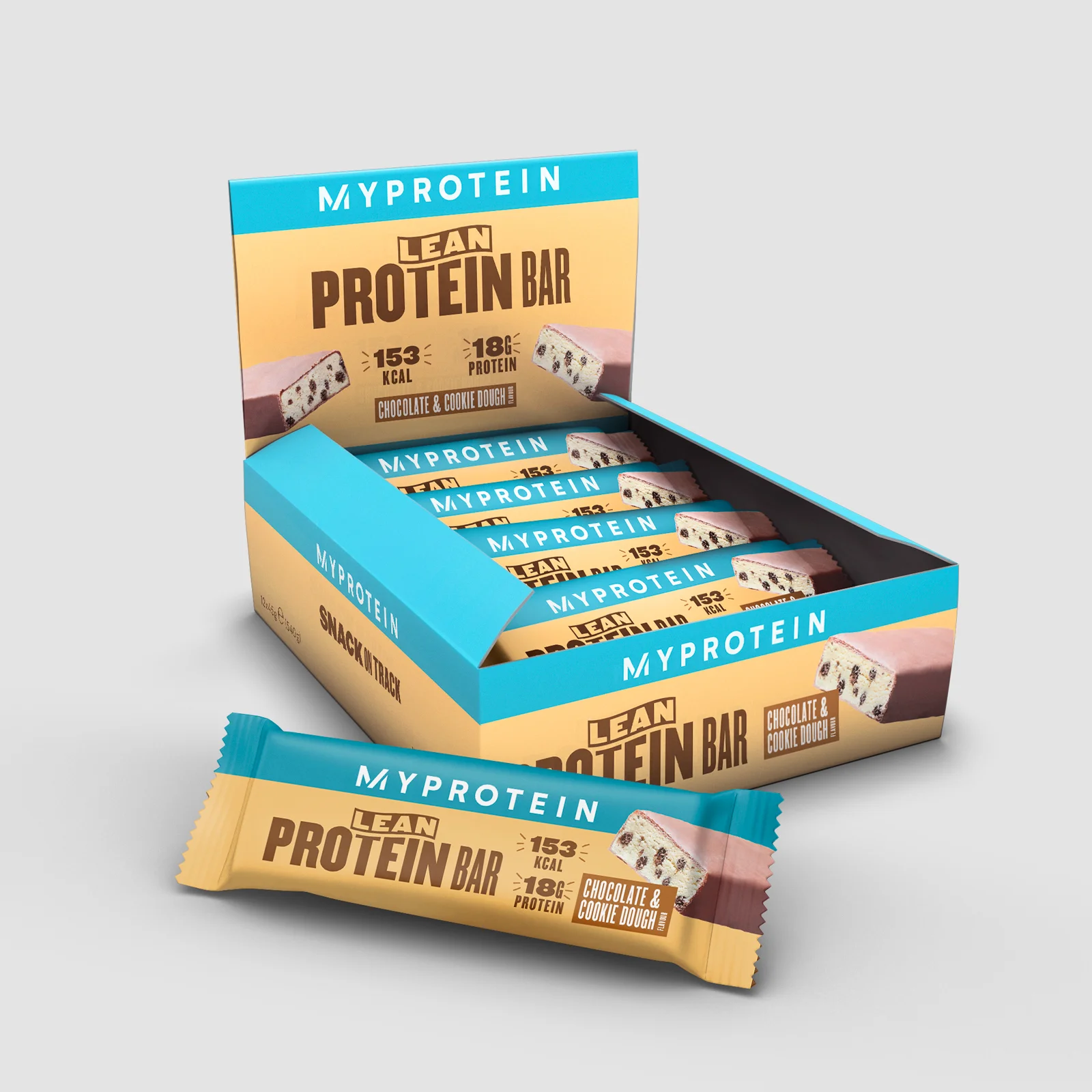 Barretta Proteica Magra - 12 x 45g - Cioccolato e cookie dough Immagine 1