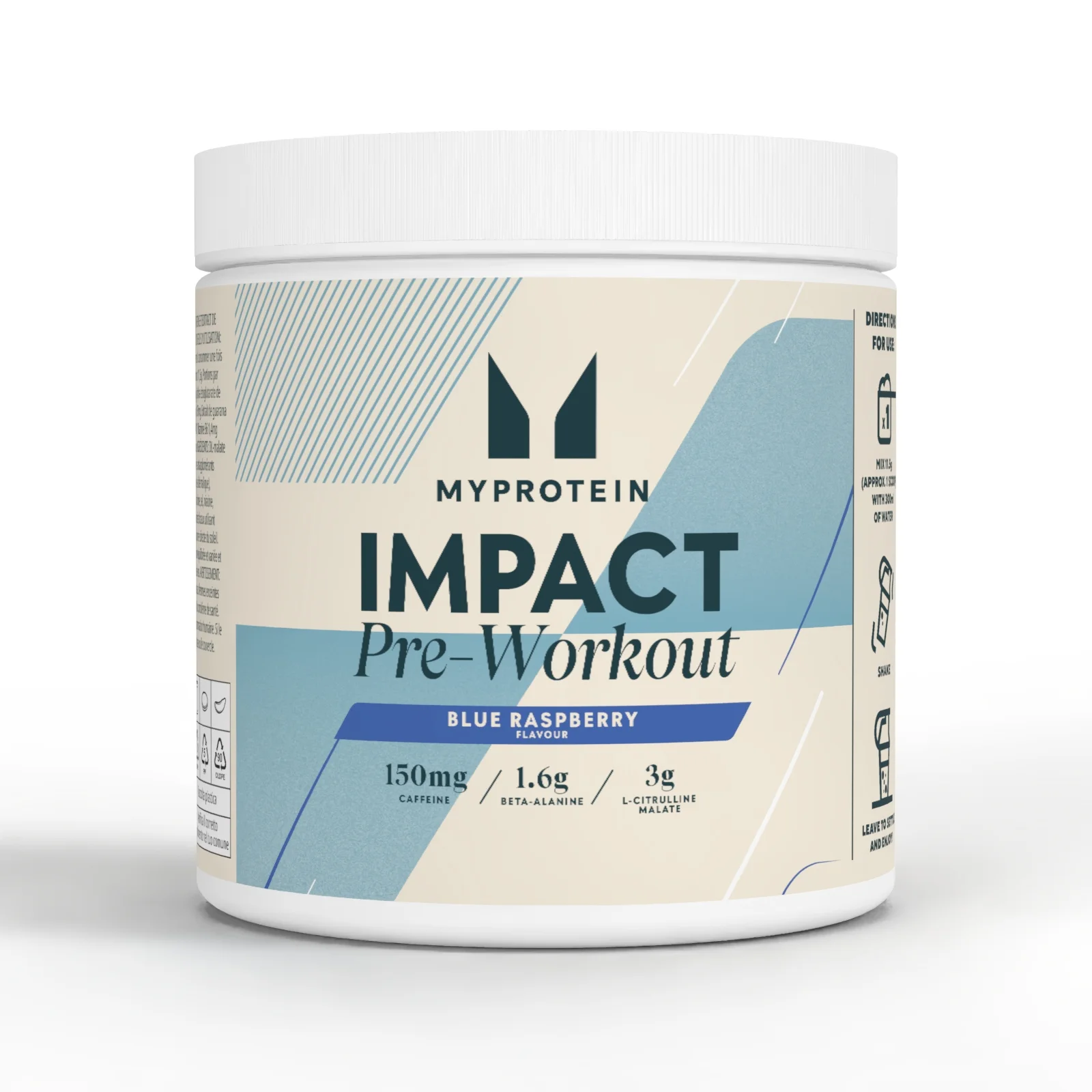 Miscela Pre-Workout - 500G - 43porzioni - Lampone Blu Immagine 1