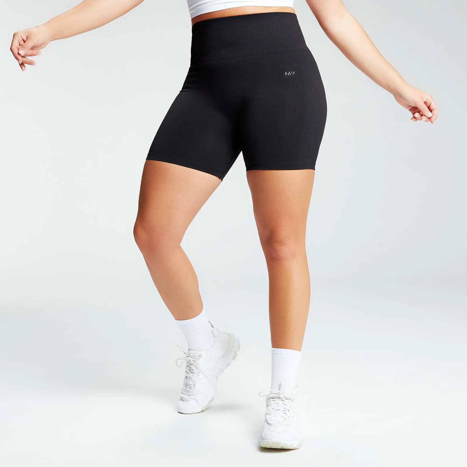 MP Women's Shape Seamless Ultra Cycling Shorts - Black - XS Immagine 1