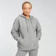 Felpa con cappuccio e cerniera MP Essentials da donna - Grigio mélange