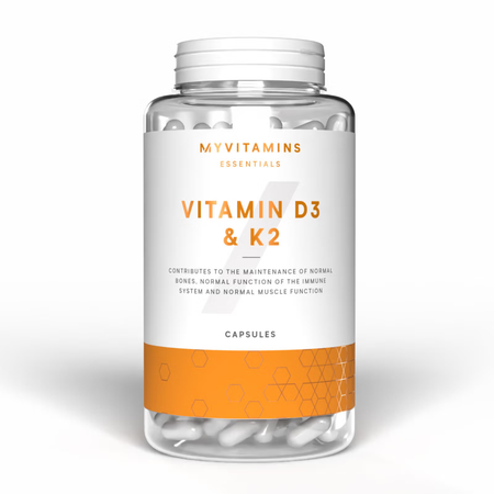 Vitamina D3 e K2 in Capsule - 30CAPSULES, 30porzioni