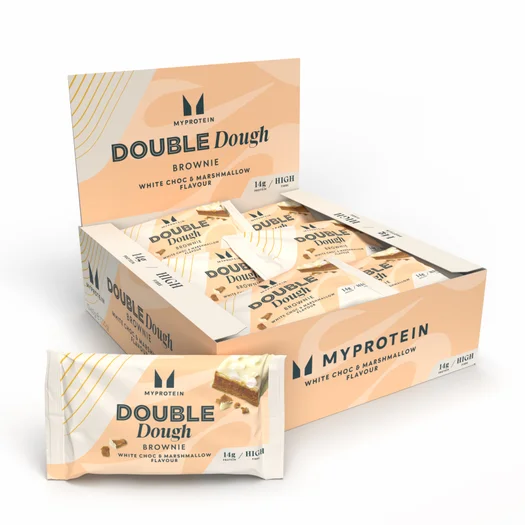 Brownie con doppio impasto - 12 x 60g - White Chocolate and Marshmallow
