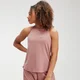 Canotta Velocity con dorso a vogatore MP da donna - Rosa antico
