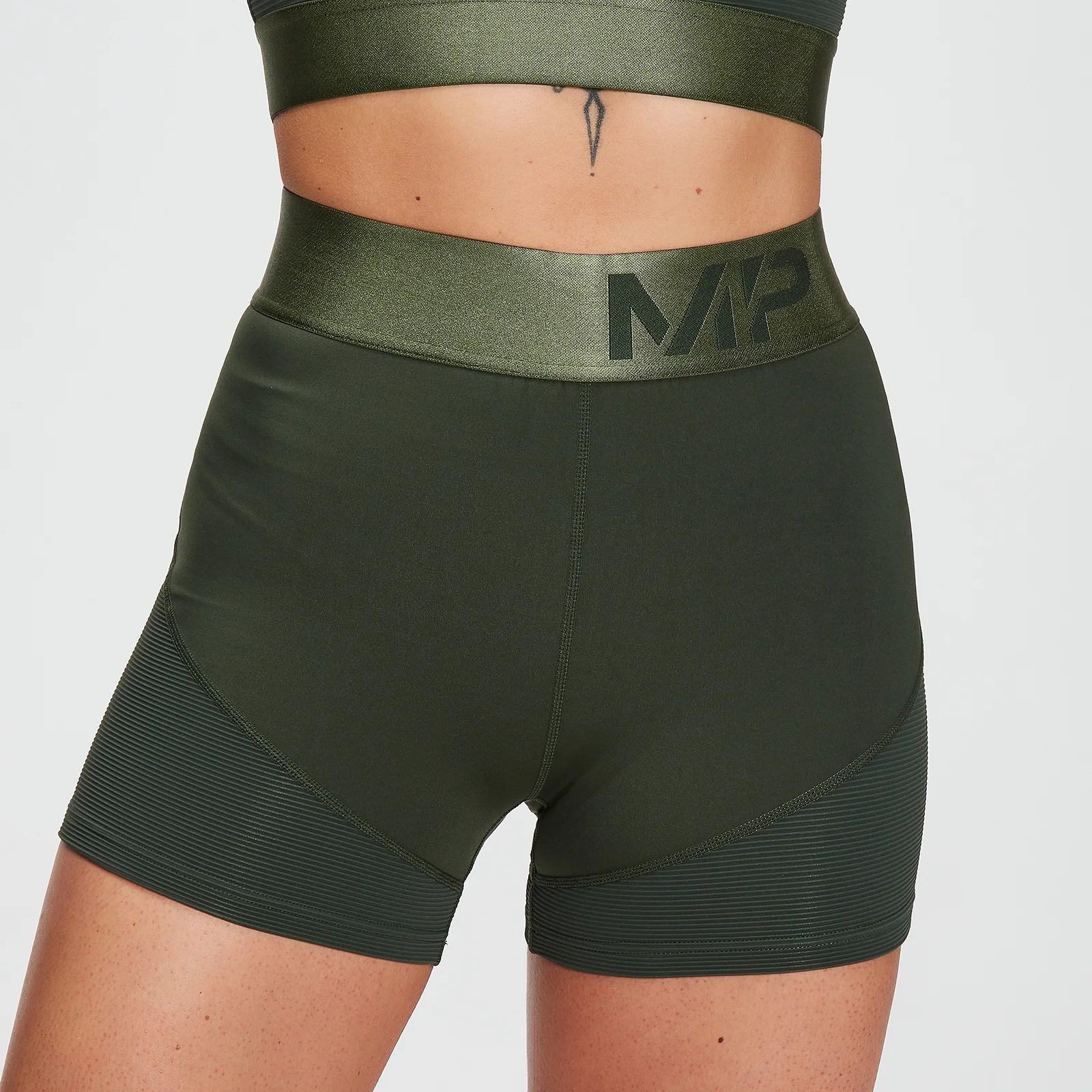 Pantaloncini Adapt Textured MP da donna - Verde scuro - XXS Immagine 1