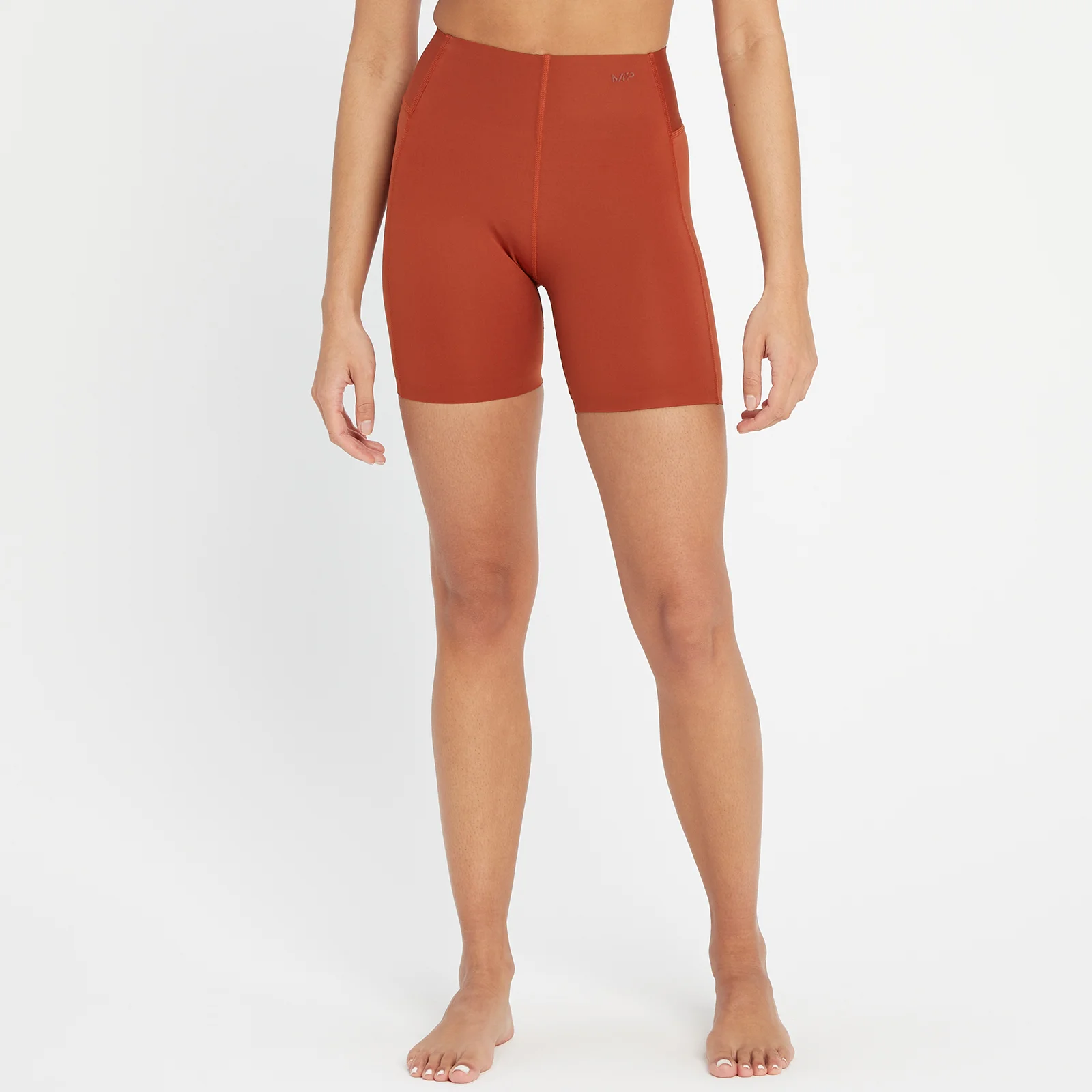 Pantaloncini ciclismo Composure Repreve® MP da donna - Terra rossa - XXS Immagine 1