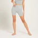Pantaloncini ciclismo Composure Repreve® MP da donna - Grigio chiaro