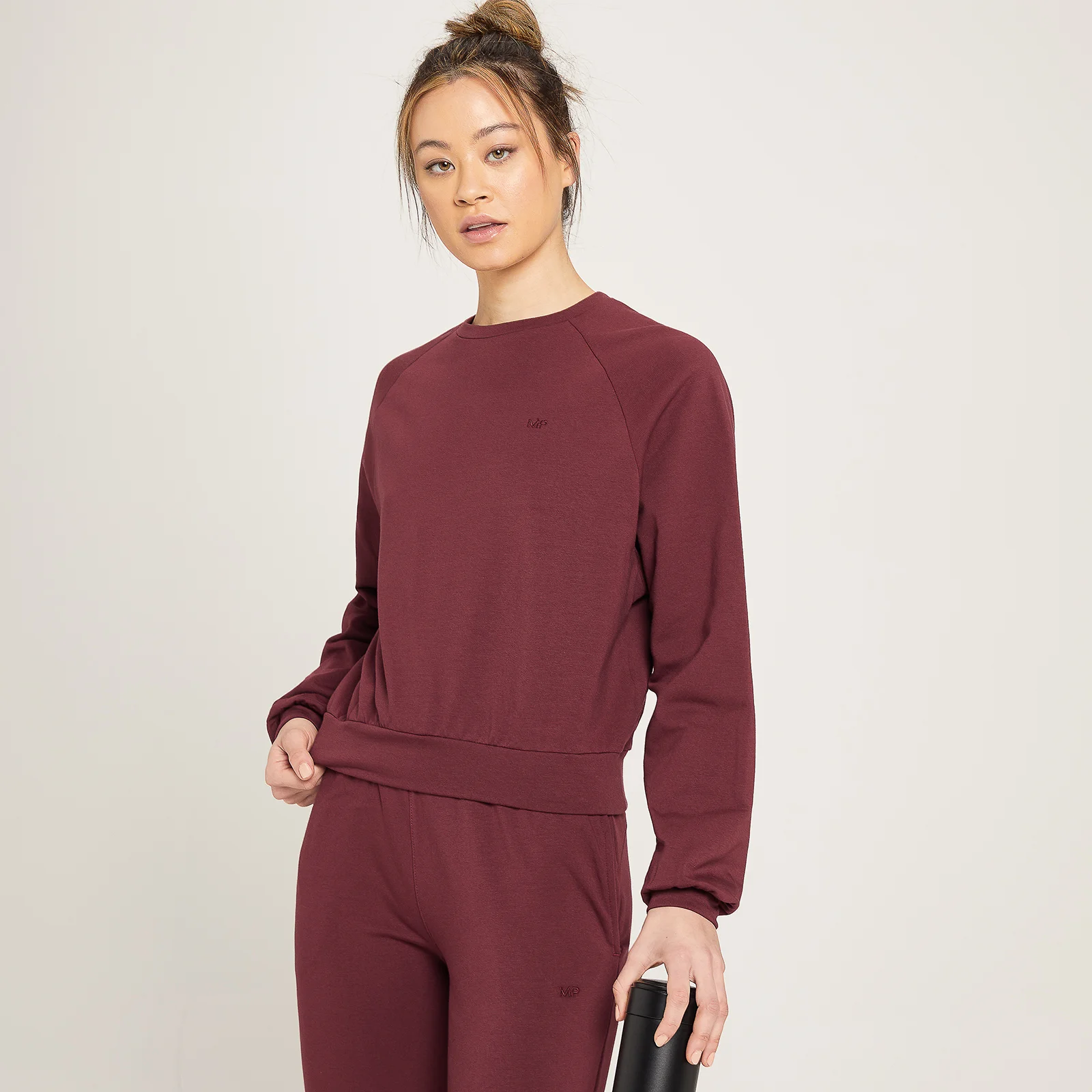 MP Women's Composure Sweatshirt- Washed Oxblood - XXS Immagine 1