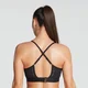 Reggiseno sportivo Strappy MP Power Ultra da donna - Nero