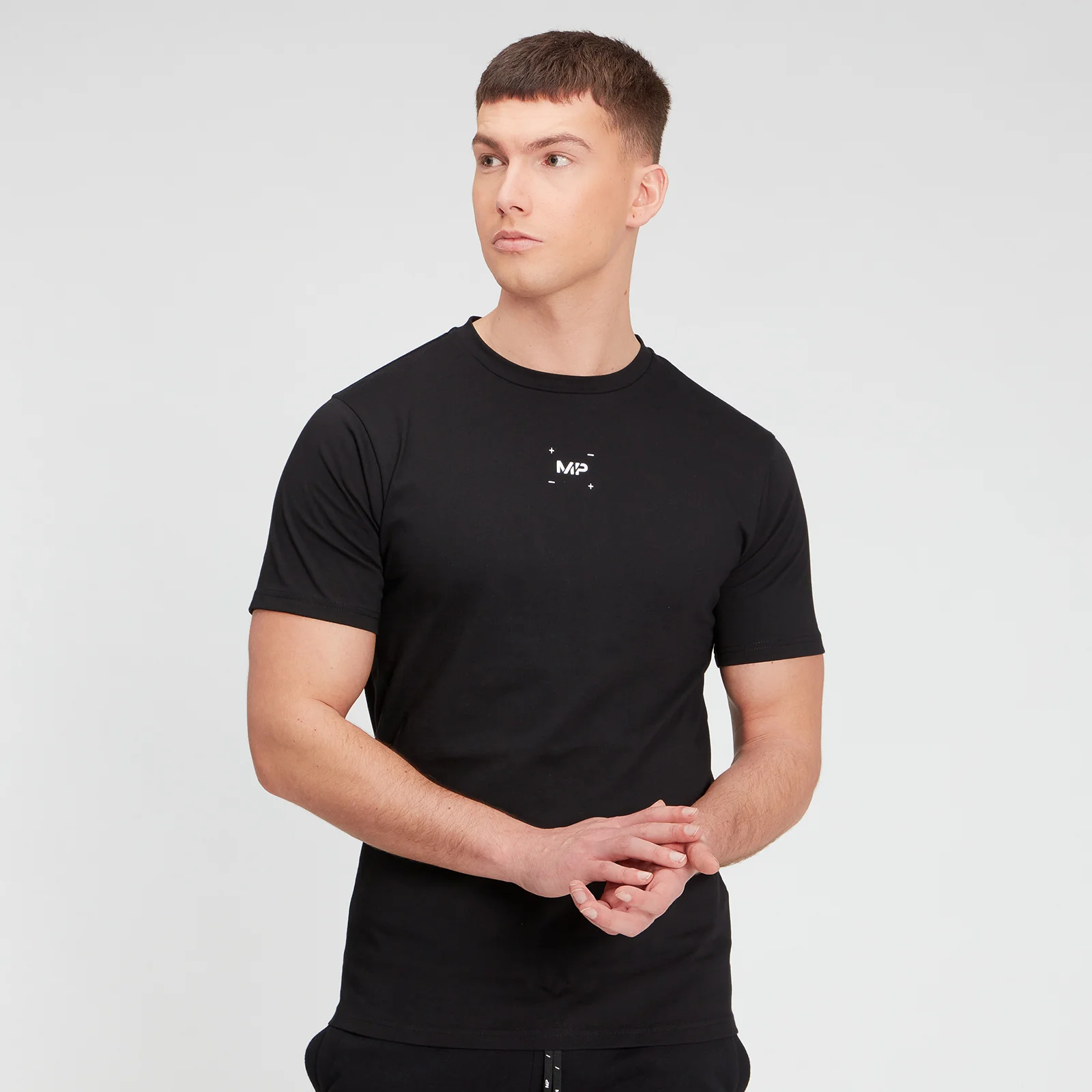 MP Men's Central Graphic Short Sleeve T-Shirt - Black - XXS Immagine 1