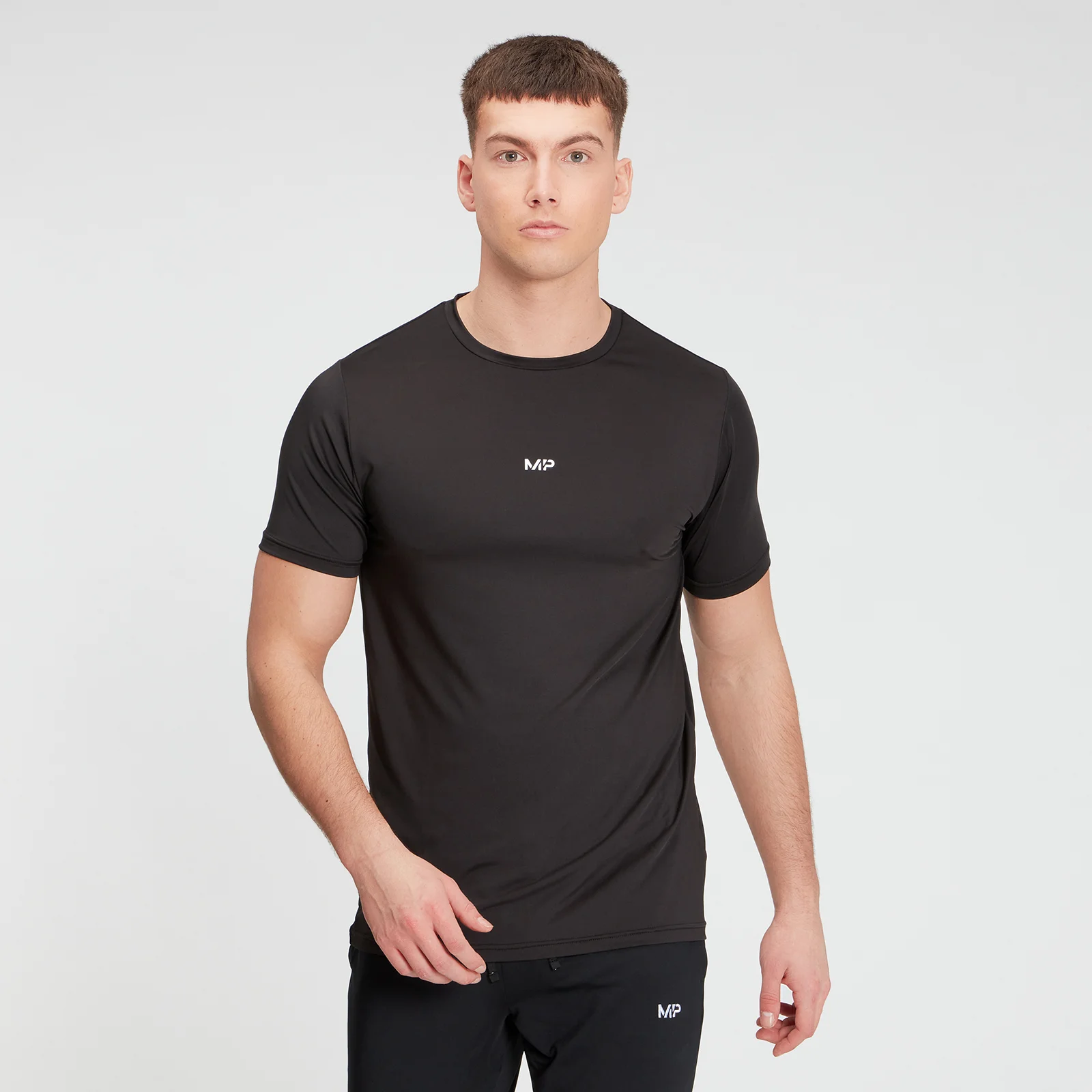 MP Men's Graphic Training Short Sleeve T-Shirt - Black - XXS Immagine 1