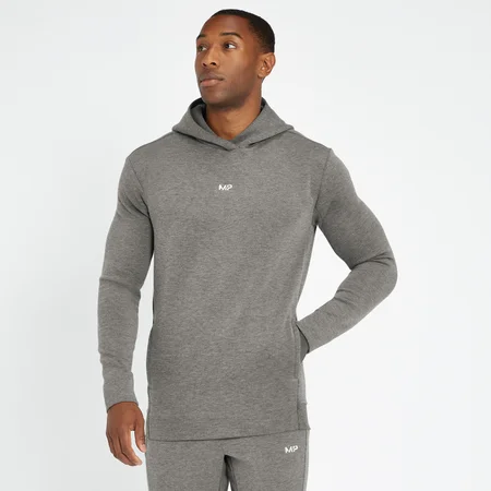 Felpa con cappuccio in edizione limitata MP Engage da uomo - Grigio scuro mélange