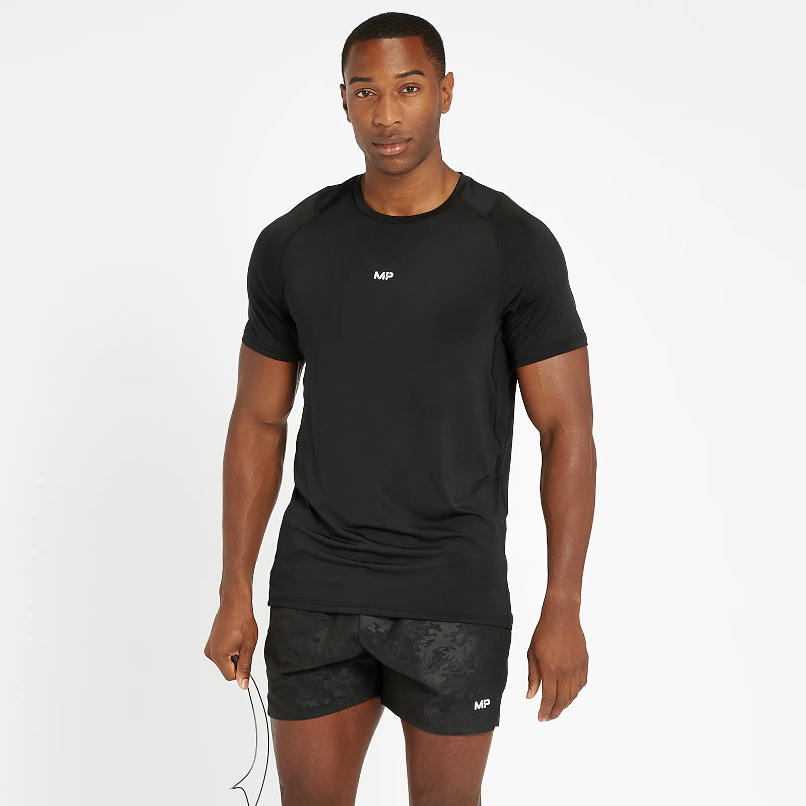 T-shirt a maniche corte MP Engage da uomo - Nera - XXS Immagine 1