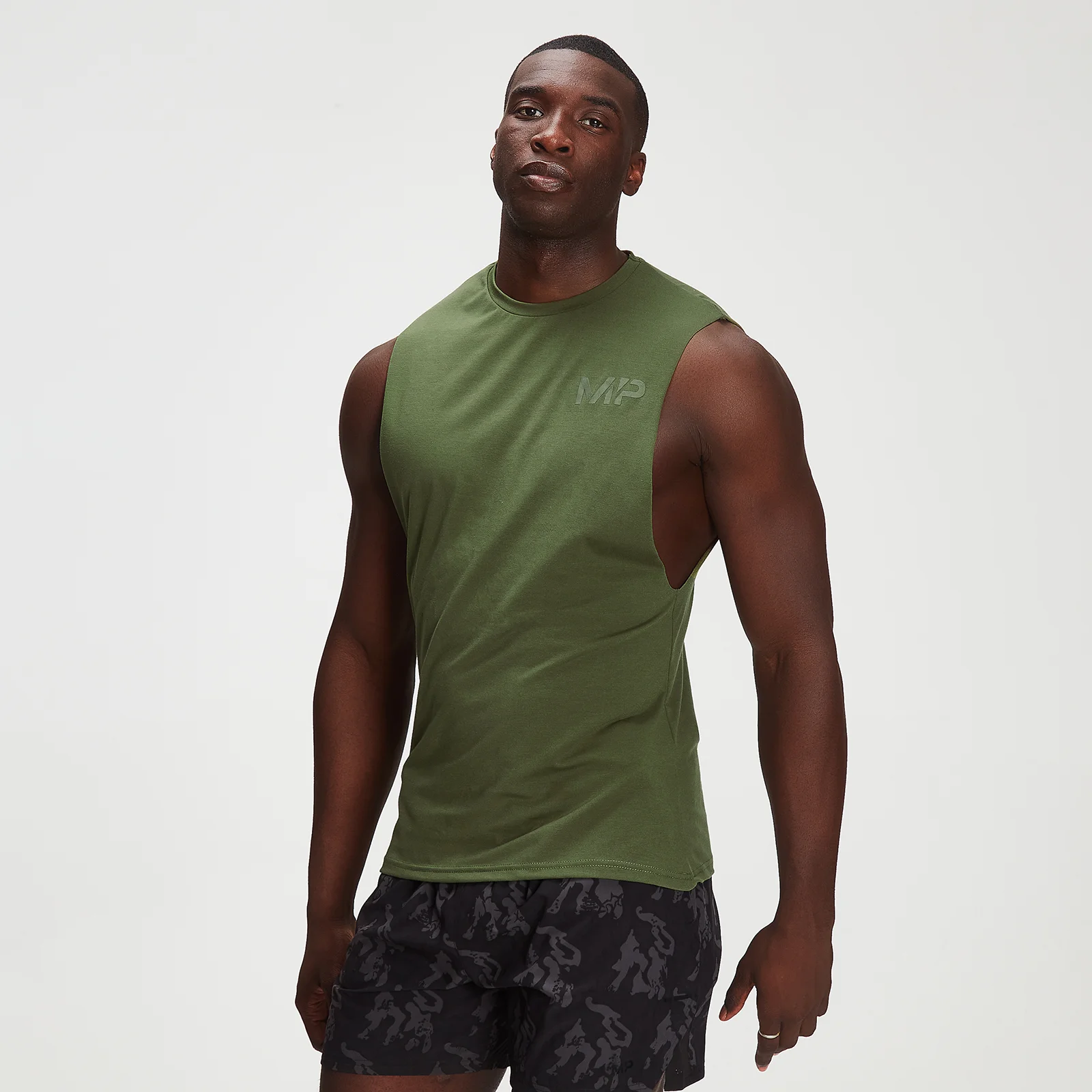 MP Men's Adapt drirelease® Tonal Camo Tank - Leaf Green - XXS Immagine 1