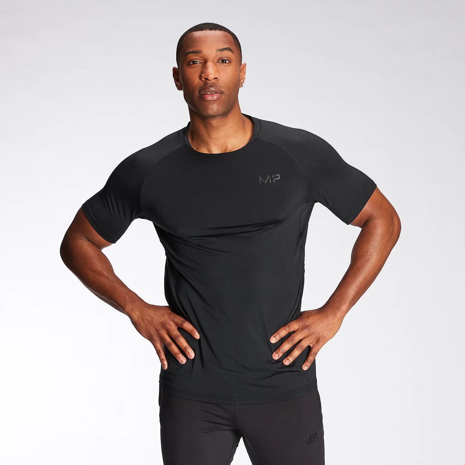 MP Men's Agility Short Sleeve T-Shirt - Black - XXS Immagine 1