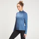 Maglia con cerniera 1/4 Performance da donna - Galaxy mélange