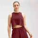 Canotta sportiva MP Essentials Reach da donna - Claret