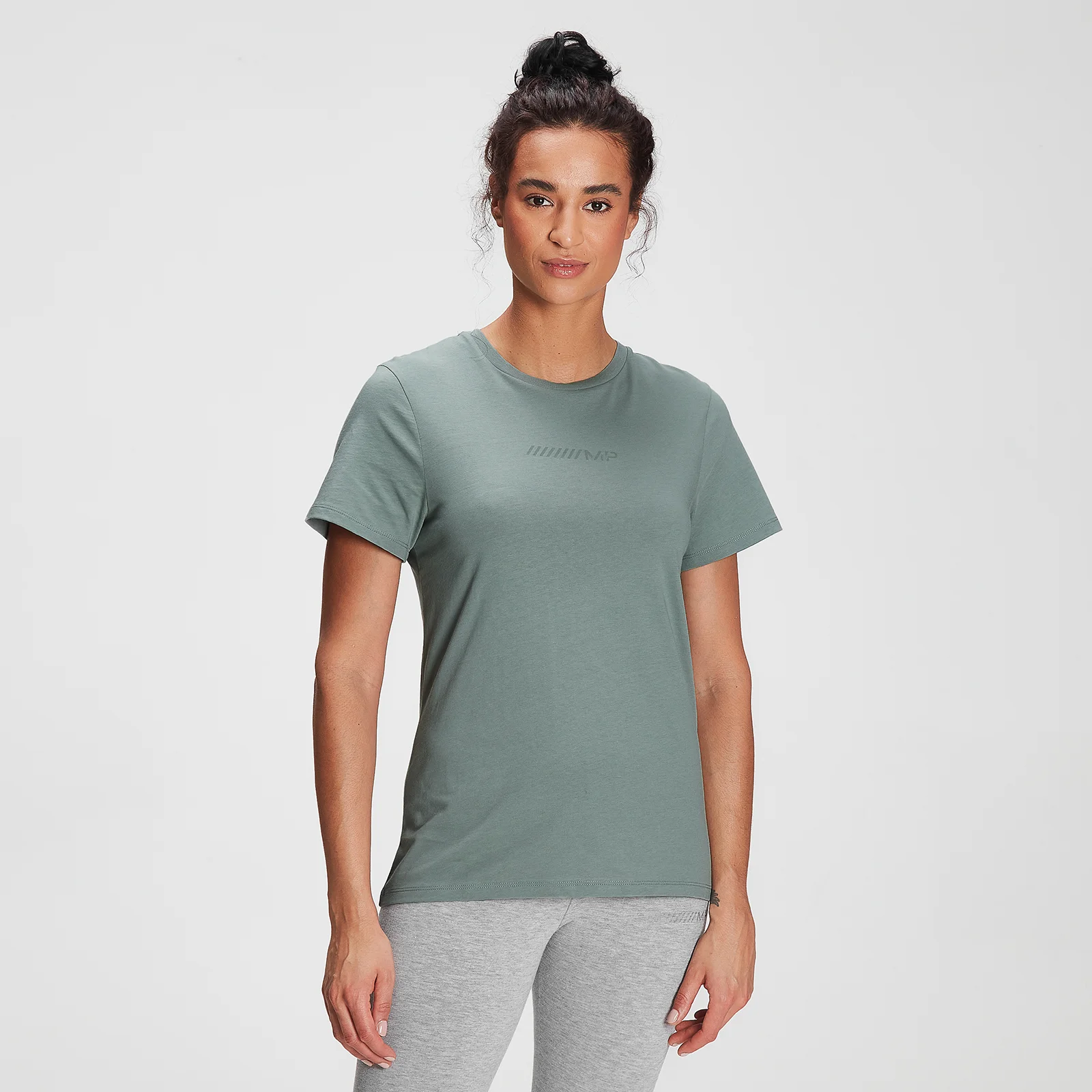 MP Women's Tonal Graphic T-Shirt - Washed Green - XXS Immagine 1