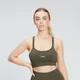 Reggiseno con stampa MP Central Grafic - Verde oliva scuro