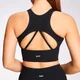 Reggiseno sportivo a taglio lungo MP Power - Nero