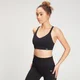 Reggiseno sportivo con inserti in mesh MP Power - Nero