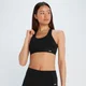 Reggiseno sportivo incrociato MP Power - Nero