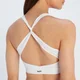 Reggiseno sportivo incrociato MP Power - Bianco