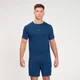 T-shirt sportiva a maniche corte con stampa effetto sfumato MP da uomo - Blu scuro
