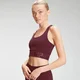 Reggiseno sportivo con stampa sfumata MP da donna - Oxblood slavato