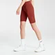 Pantaloncini sportivi ciclista con stampa sfumata MP da donna - Rosso bruciato