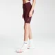 Pantaloncini sportivi ciclista con stampa sfumata MP da donna - Oxblood slavato