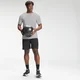 T-shirt a maniche corte con stampa MP Tempo da uomo - Argento