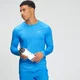 Maglia a maniche lunghe con stampa MP Tempo da uomo - Azzurro acceso